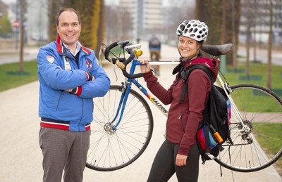 Medicijnpakje per fietskoerier